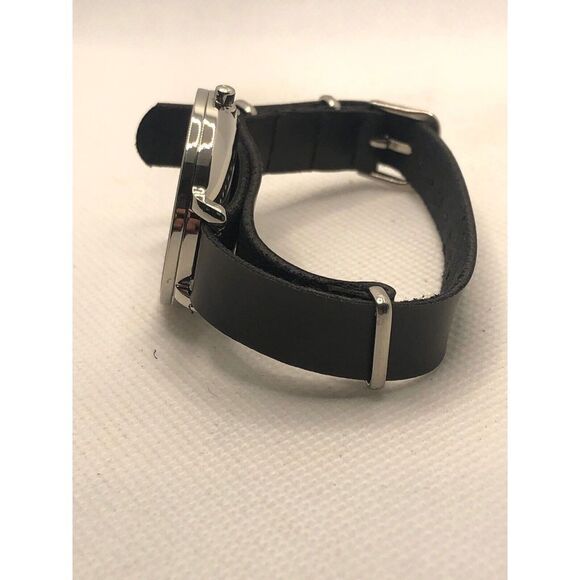 Skagen SKW2582 Women's Black Leather Analog Blue Dial Quartz Genuine Watch KS285 - Picture 8 of 9